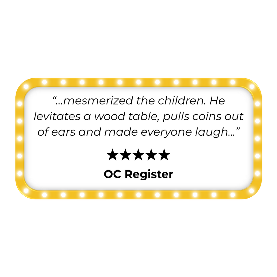 Testimonial for Wacko Ramon's school show