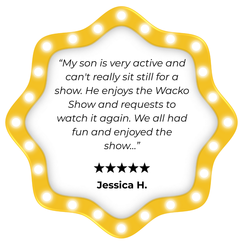 Testimonial for Wacko Ramon's school show