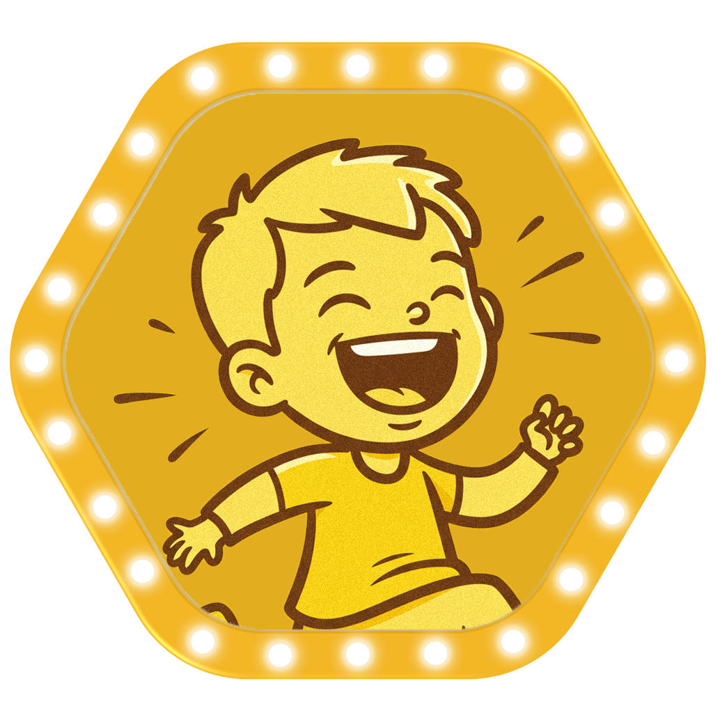 Kid laughing icon