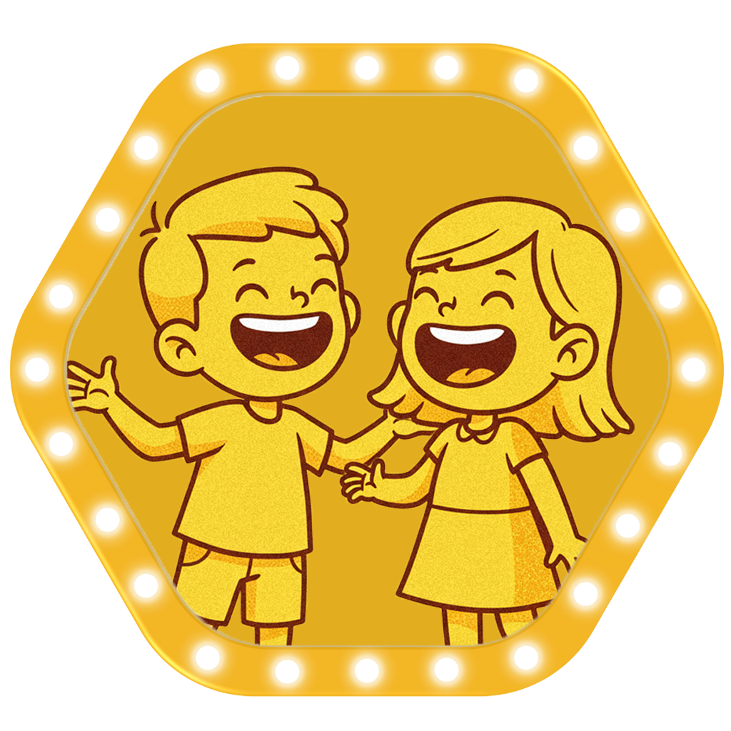 Happy kids icon